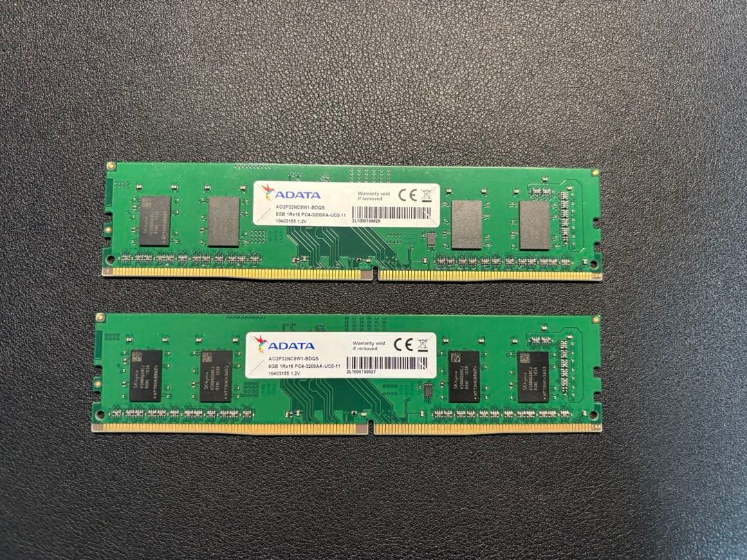 PCメモリ16GB ADATA DDR4 / PC4-3200AA