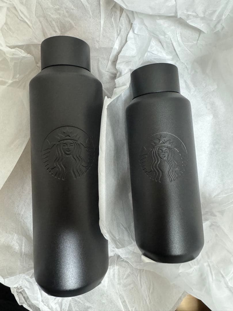 PORTER リサイクルステンレスボトル マットブラック 大小セット