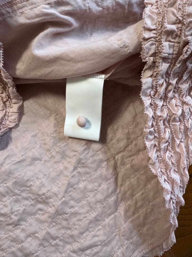 美品！PINK HOUSE フリル付きチュニック 薄いピンク