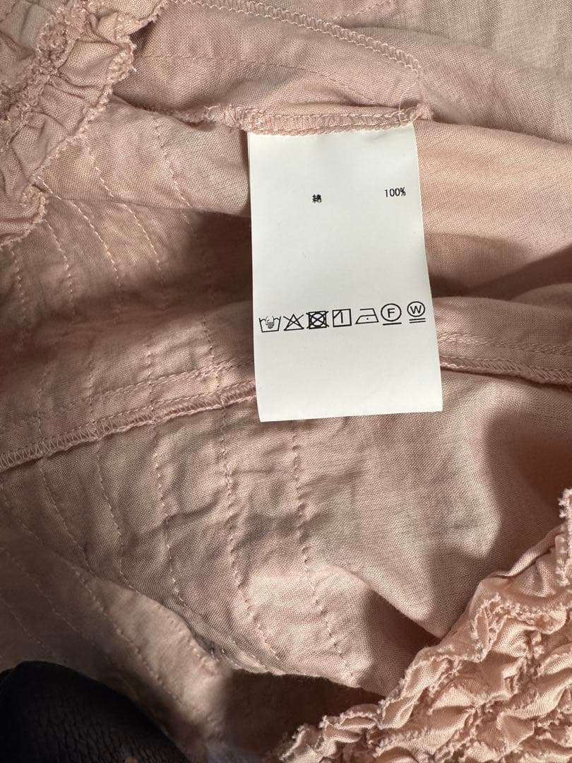 美品！PINK HOUSE フリル付きチュニック 薄いピンク