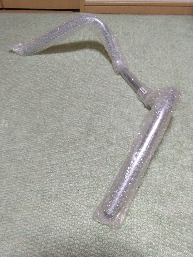 wlanガッツクローム　ハーレー用 LOW RISE BAR へこみ無し