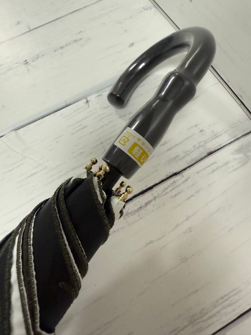 新品　ビューランス カリグラフィー刺しゅう柄 晴雨兼用傘