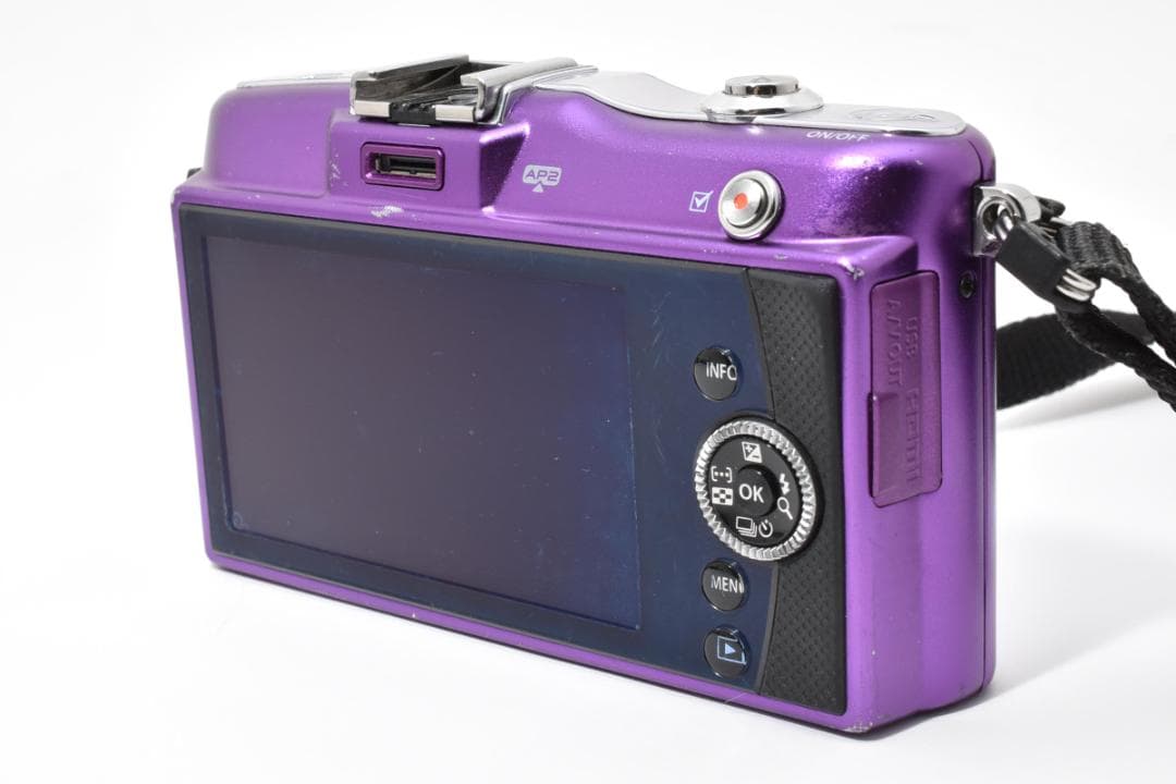 ■希少■ オリンパス PEN E-PM1 パープル