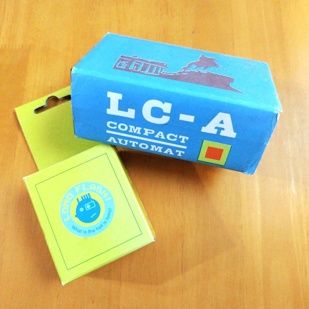 ジャンク品【LOMO】カメラ+ロモフラッシュセット 箱+説明書付き
