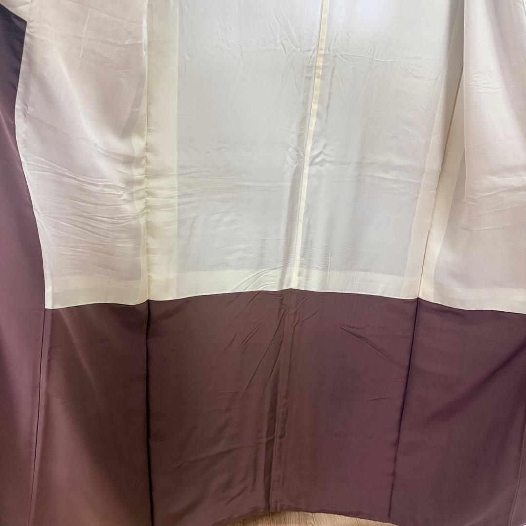 裄70 　身丈174 　身幅ゆったり　　　上質な小紋　パールトーン加工