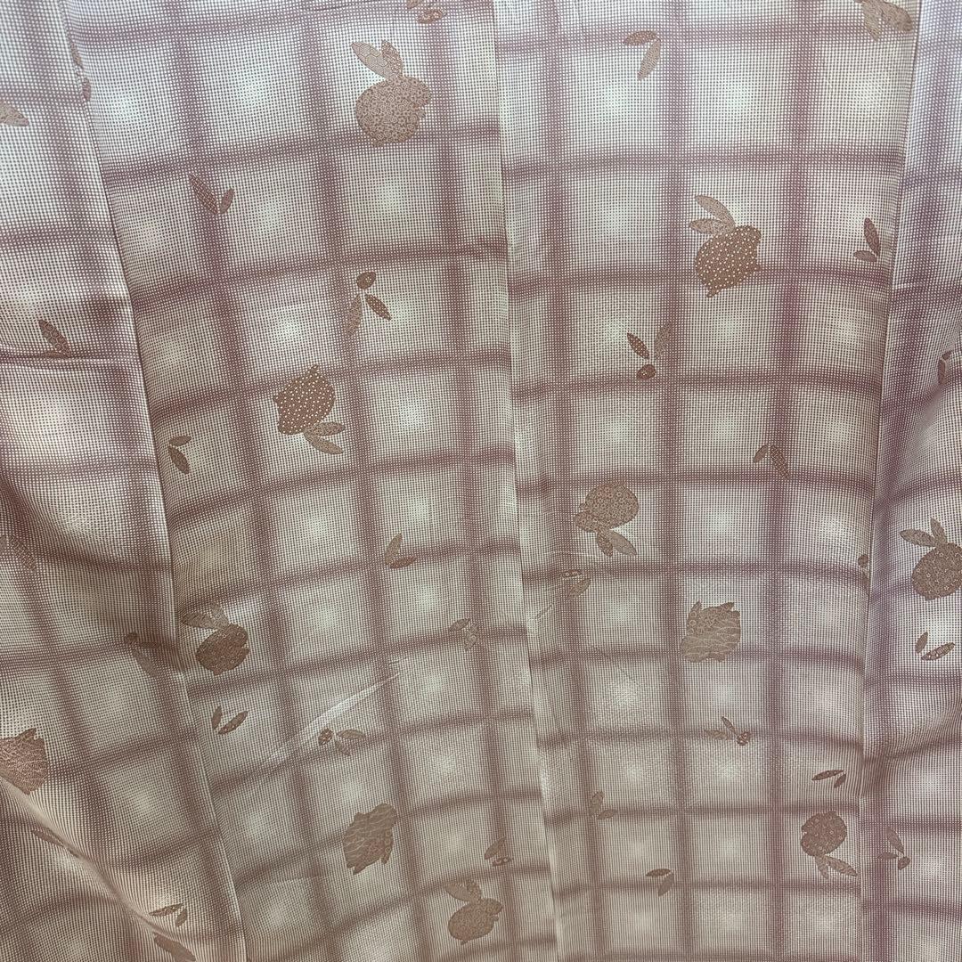 裄70 　身丈174 　身幅ゆったり　　　上質な小紋　パールトーン加工