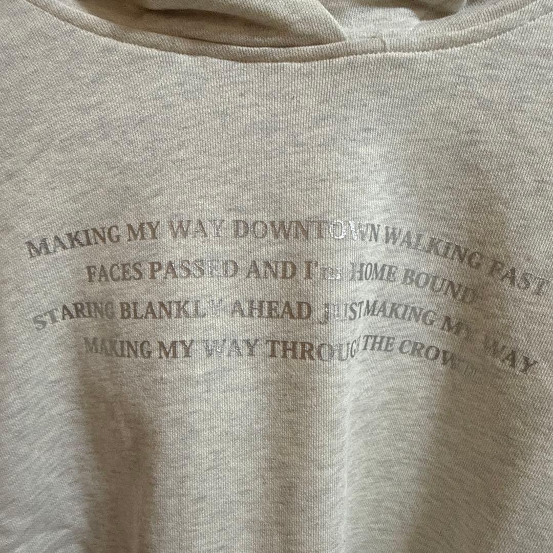 ayane ロゴ裏毛パーカー