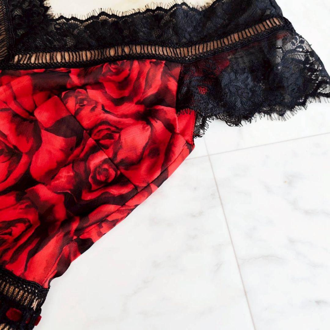 TADASHI SHOJI ローズ レース ロング マキシ ドレス 0