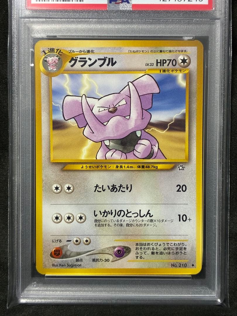 世界9枚 PSA10 グランブル 旧裏 2000 210 8