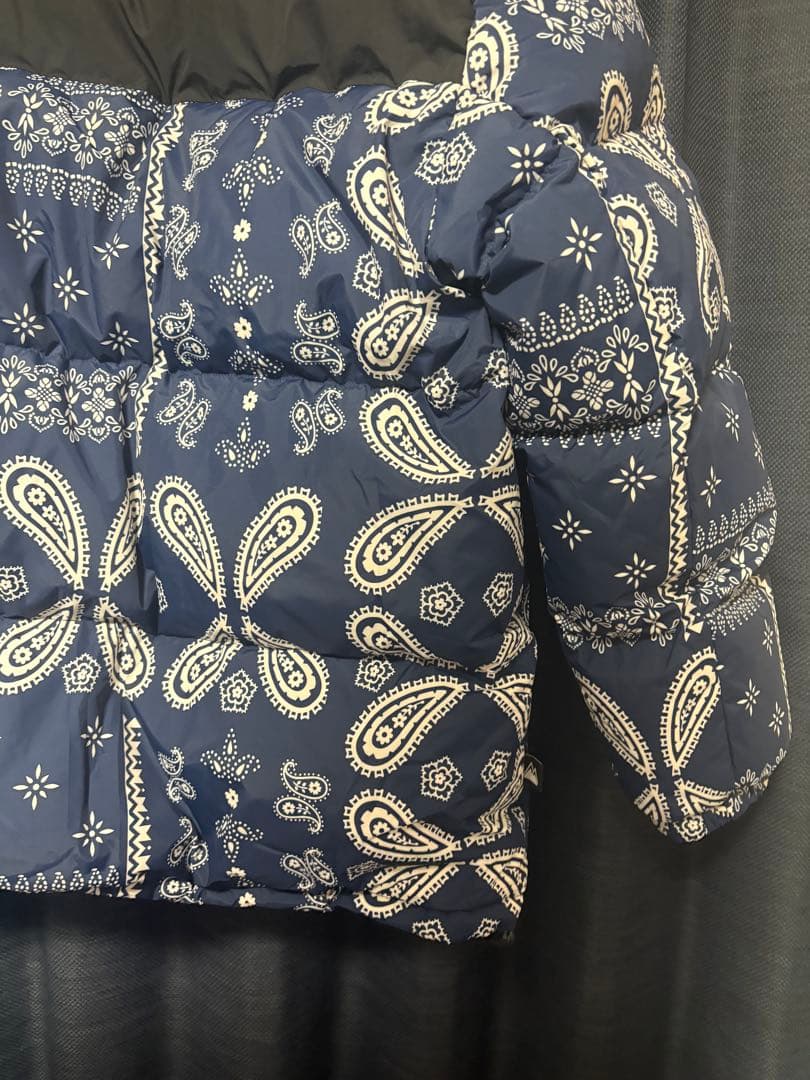 激レアサイズ FIRST DOWN ダウンジャケット リバーシブル ペイズリー