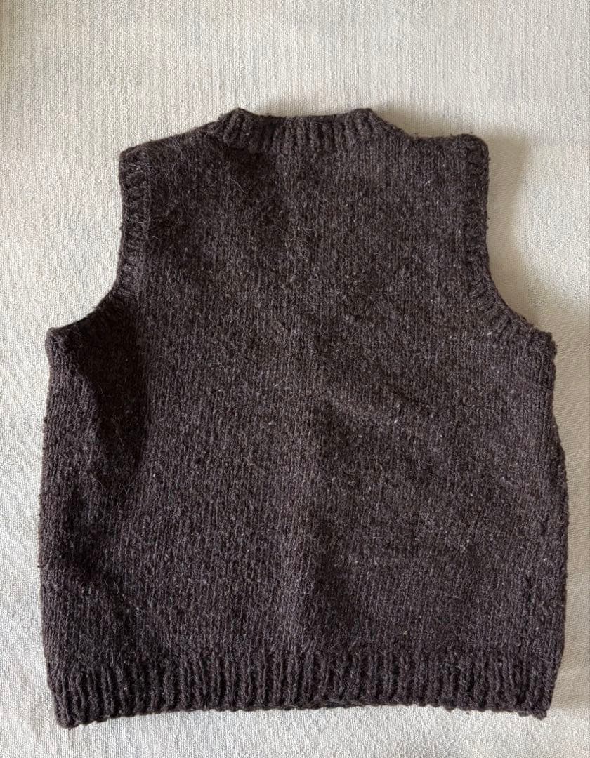 最終お値下げ‼️えみおわす　ヒマラヤウール手仕事ベスト