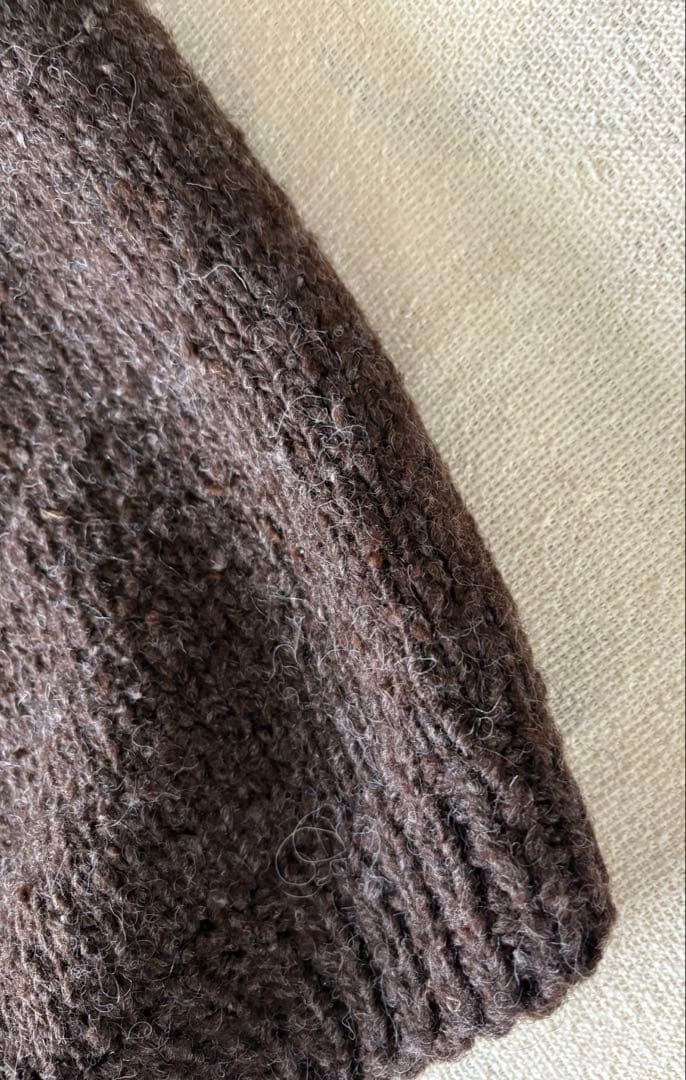 最終お値下げ‼️えみおわす　ヒマラヤウール手仕事ベスト