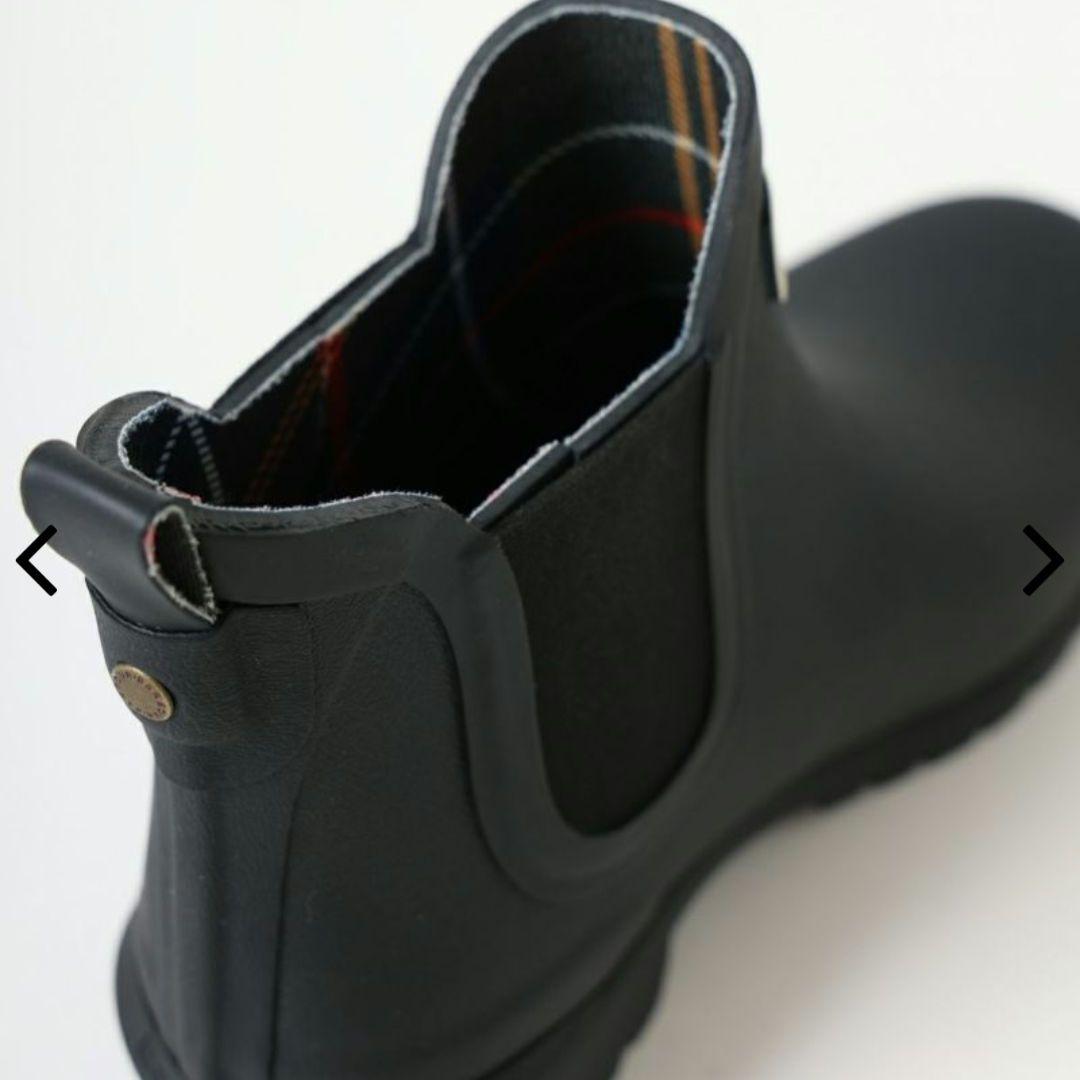 BARBOUR バウアーサイドゴアレインブーツ24センチ　マーコート　雨靴