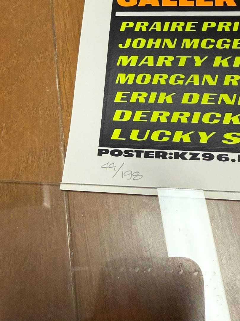 KOZIK 96年 限定198枚シルクスクリーンポスター☆Acme Custom