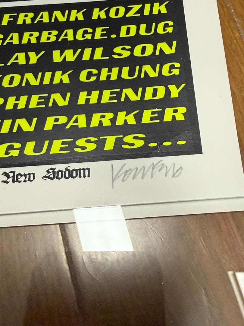 KOZIK 96年 限定198枚シルクスクリーンポスター☆Acme Custom