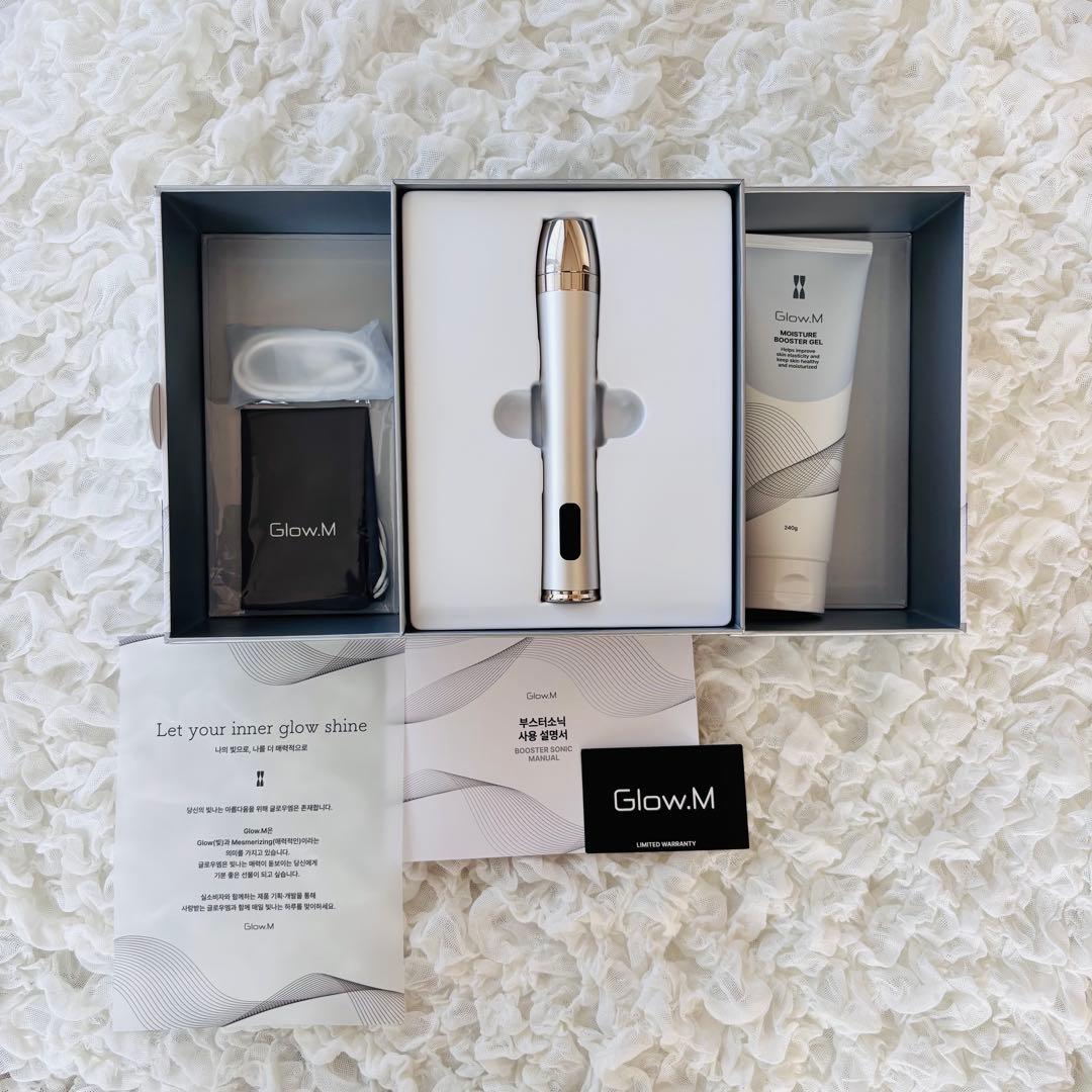 エイミー様へ【美品】グローエGlow.M 美顔器 ブースターソニック本体&ジェル