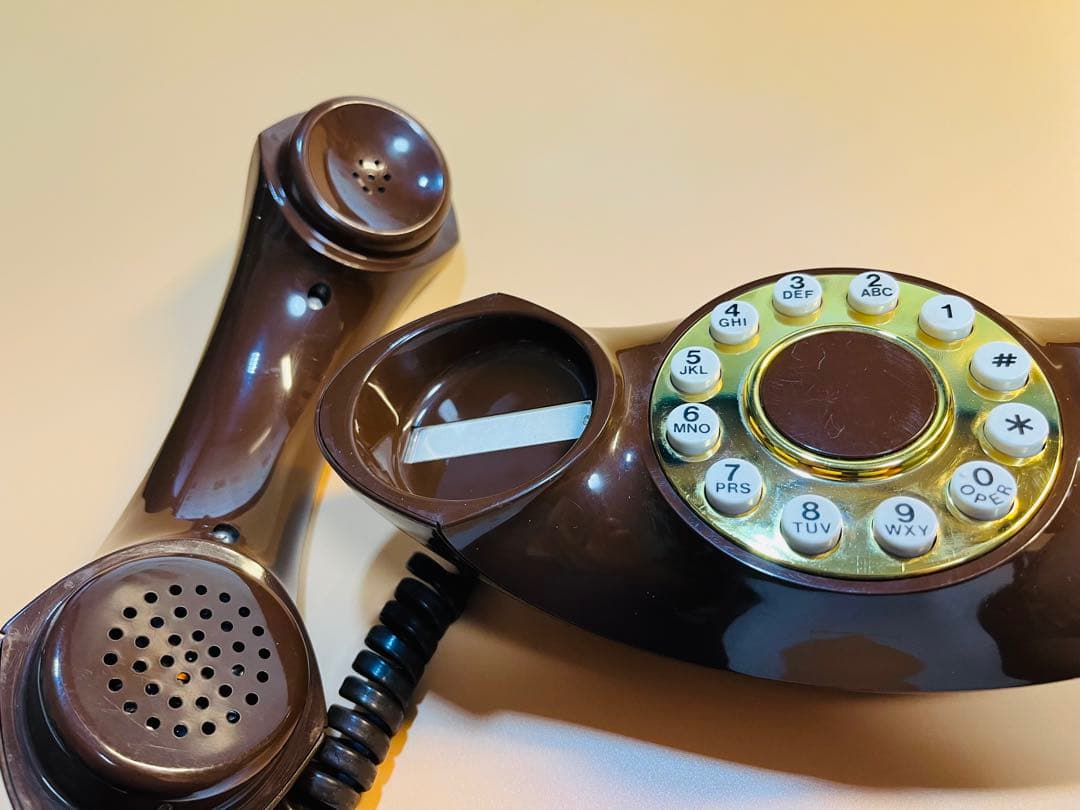 【レトロ】電話機 GENIE PHONE 1970'S