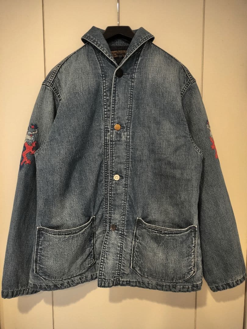 misaharu☆【未使用】デニム&ダンガリー 02 刺繍ワッペンFITH