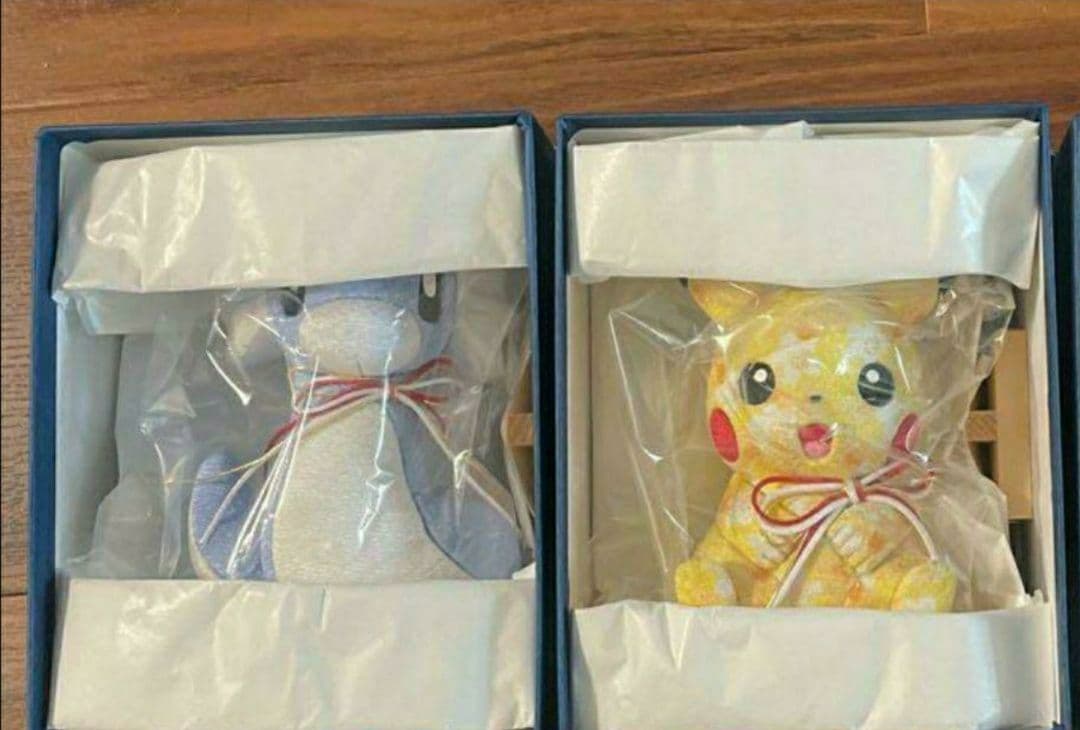 真多呂人形　江戸木目込み人形　ミニリュウ　ポケモン　ピカチュウ