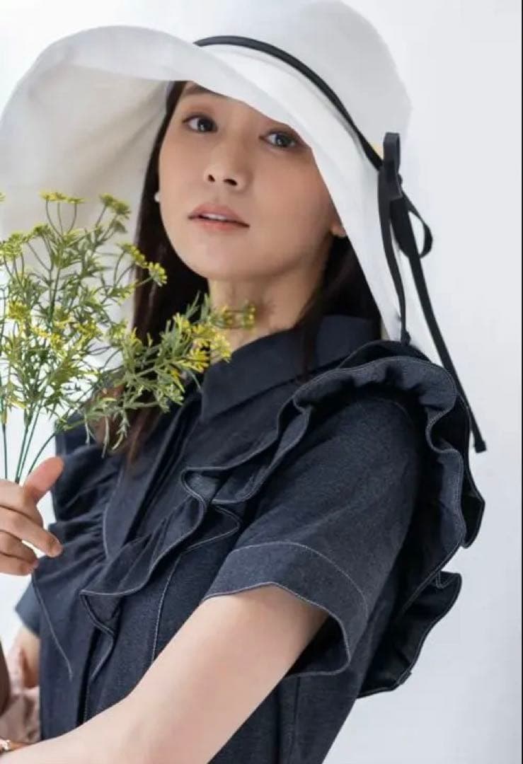 アメノチハレ　【UV protect】ワイドブリムサンハット