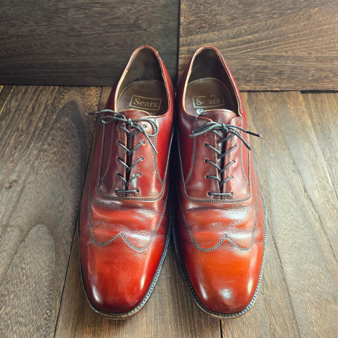 SEARS 99 シアーズ ウイングチップ レザーシューズ 70’ヴィンテージ