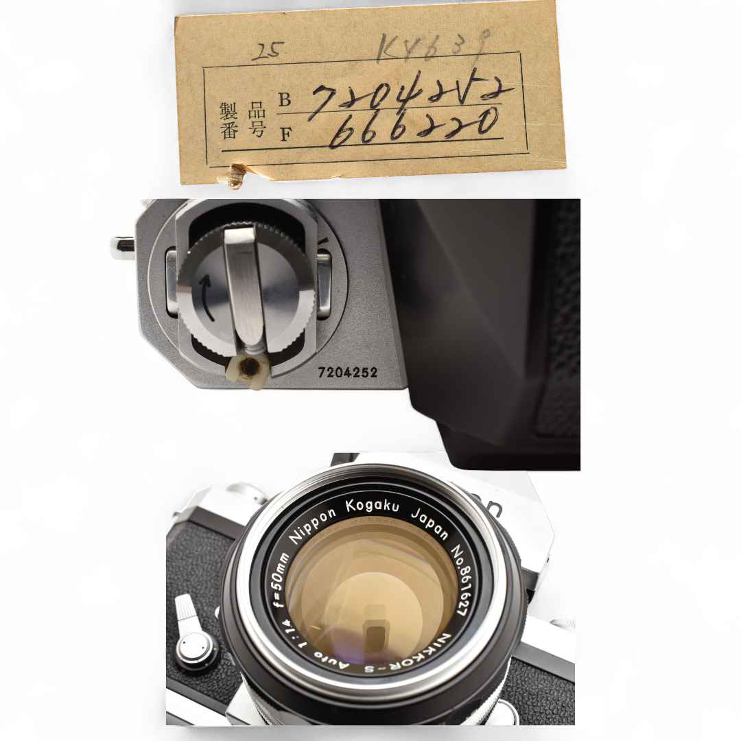 Nikon F フォトミックFTN 50mm F1.4 元箱付き #8773