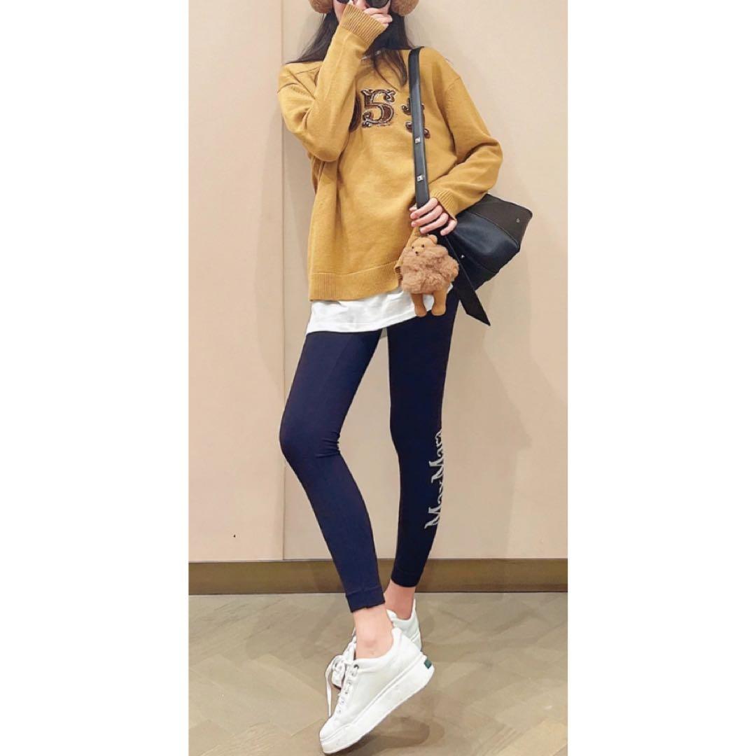 【新品未使用】S Max Mara ブラック レギンス Mサイズ