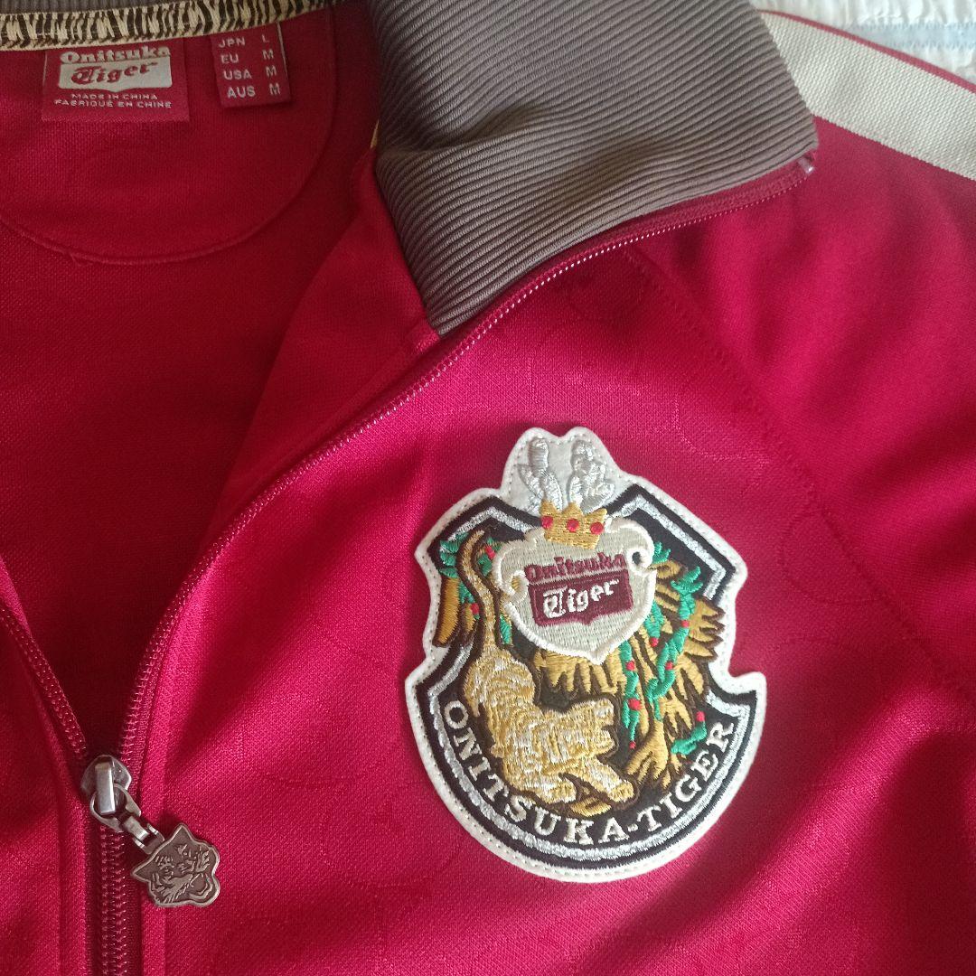 オニツカ タイガー ジャージ 赤 L