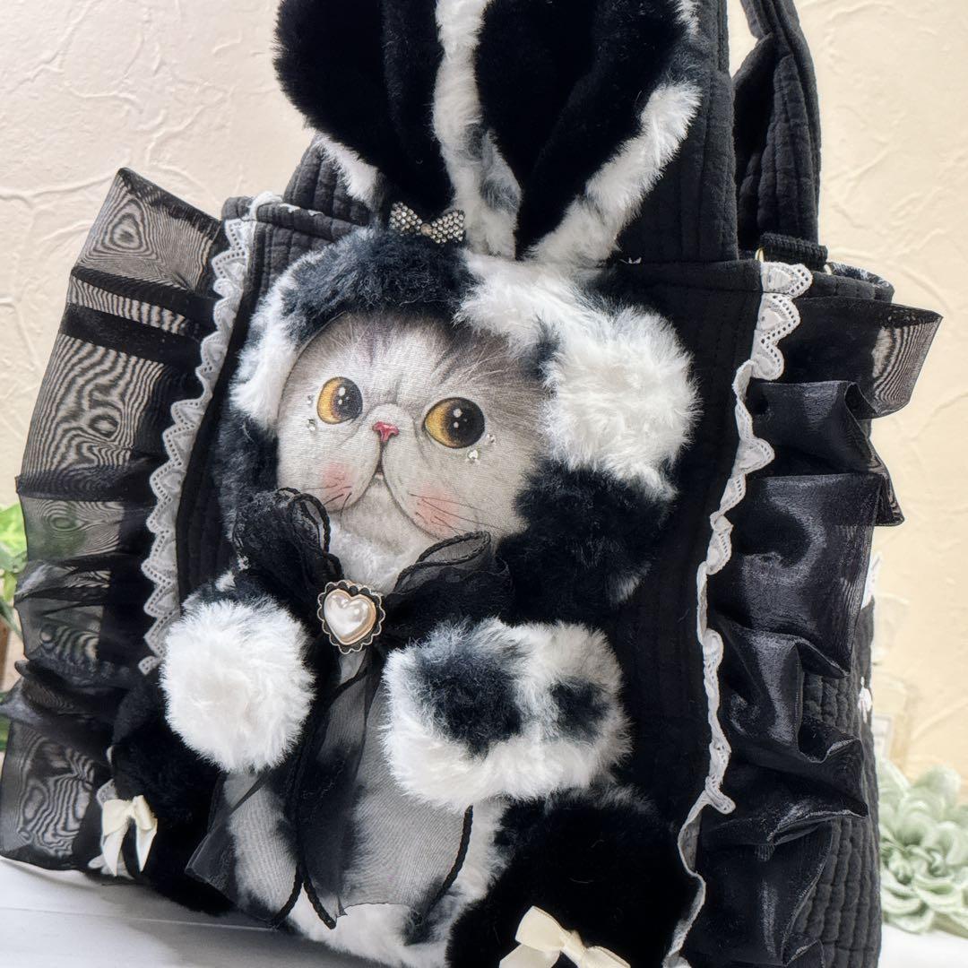 あ*き様 コヤンイサムチョン♡bigマンドゥ君のうさぎ着ぐるみヌビトートバッグ