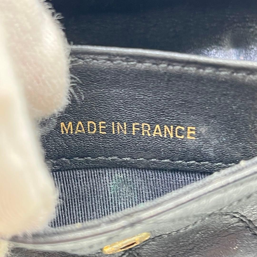CHANEL ケース 小銭入れ ビコローレ ココマーク 黒 レザー