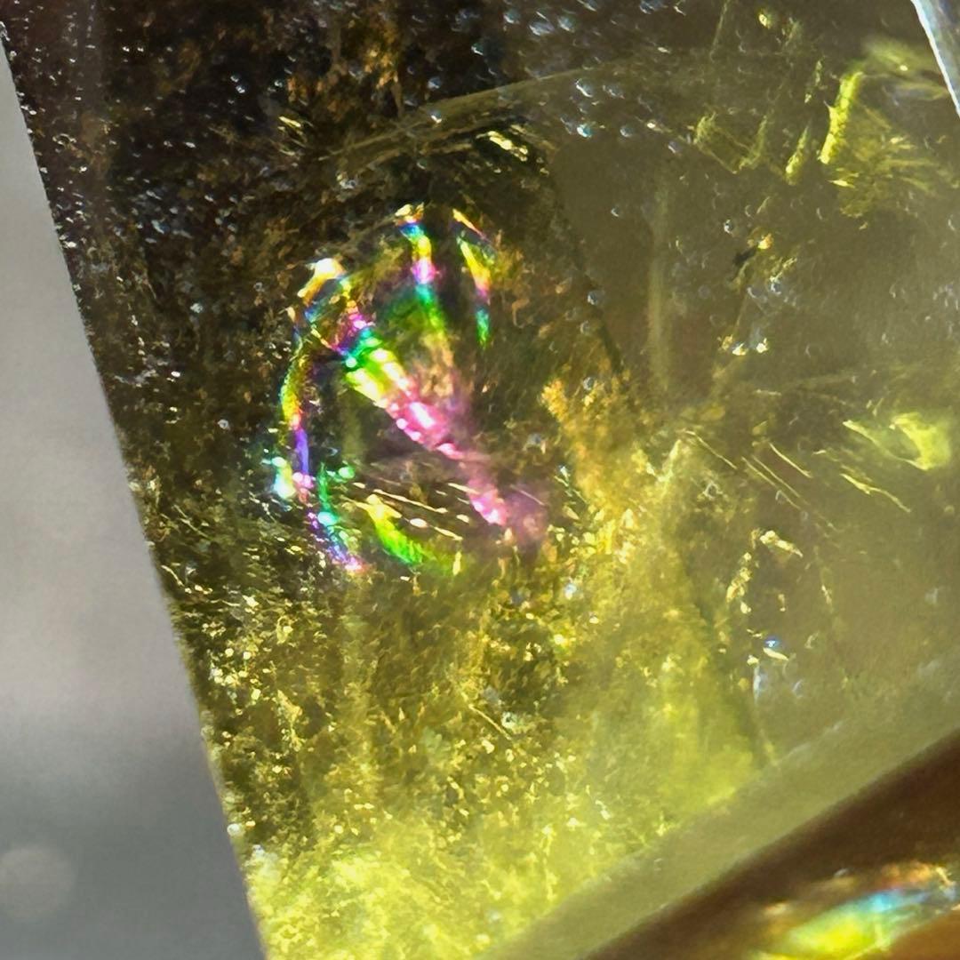 ☆みち！福徳龍神秘宝⑧！龍脈水晶！ゴールデン　シトリン 六角柱