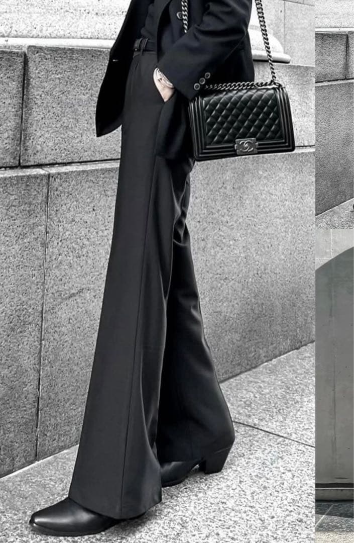 スーツ PANERO Wide Flare Slacks