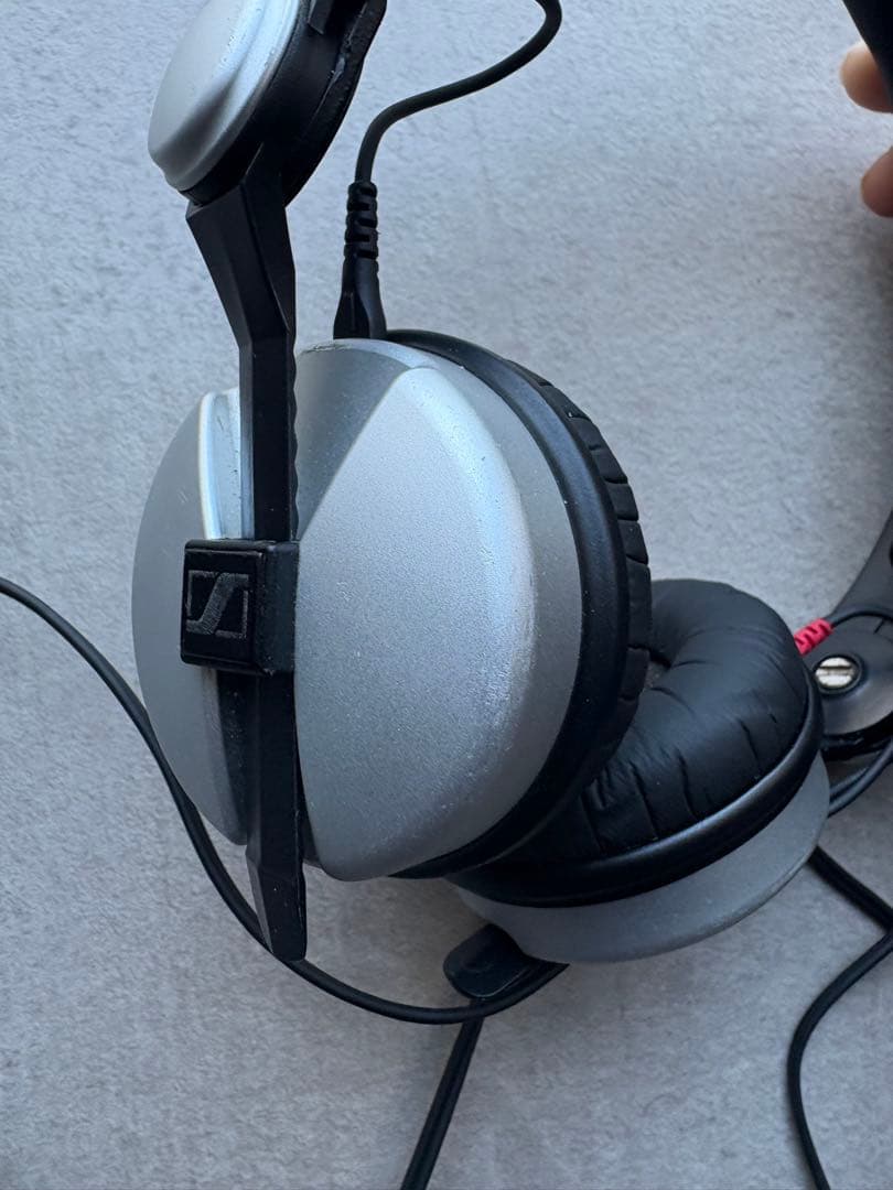 Sennheiser HD25 amperior 有線ヘッドホン シルバー