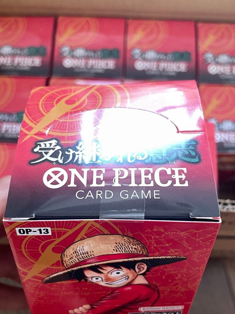 【テープ付き】　ワンピースカード　受け継がれる意志　12ボックス