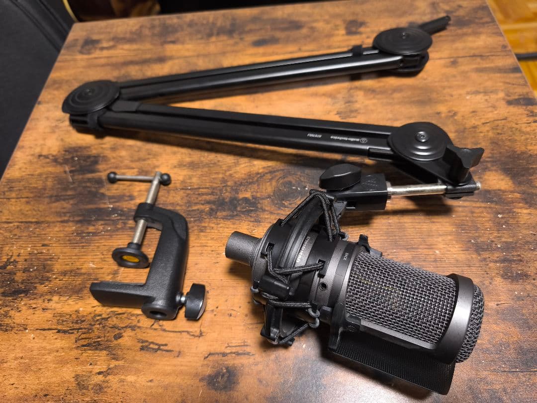 オーデイオテクニカ AT2020USB+ マイクアーム他セット