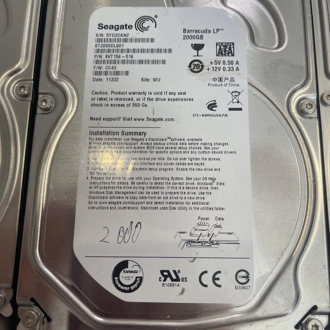 Seagate Barracuda HDDセット