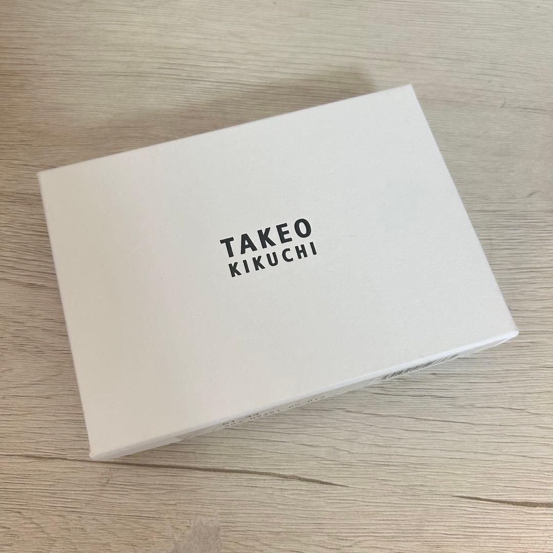新品✨TAKEO KIKUCHI タケオキクチ レザー 名刺入れ 本革 ブラック