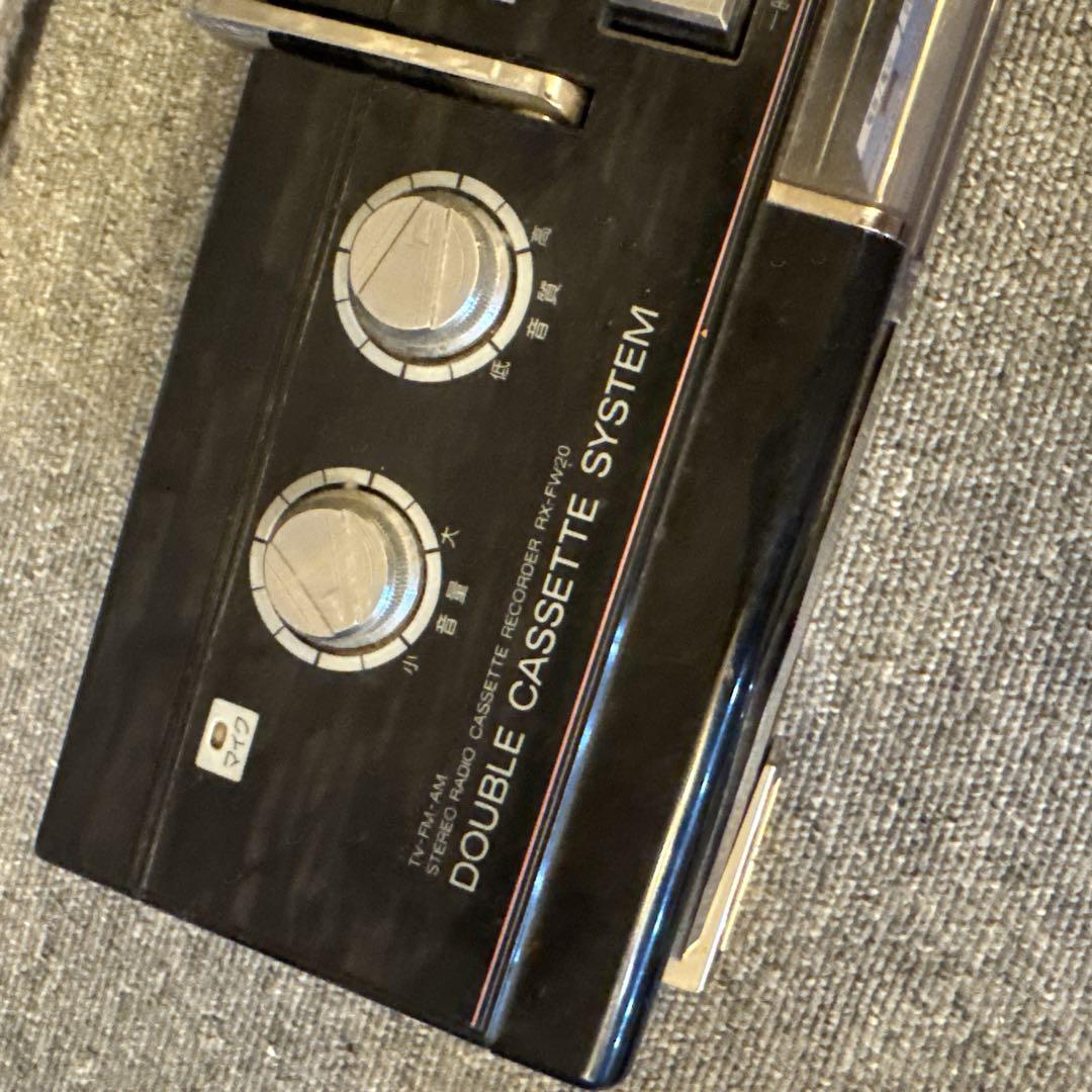 ナショナル ラジカセ 2台セット 昭和レトロ ジャンク品