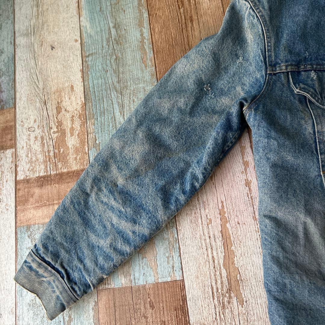 鬼ヒゲ 70s Levi’s USA製 デニムジャケット ボア付き Gジャン