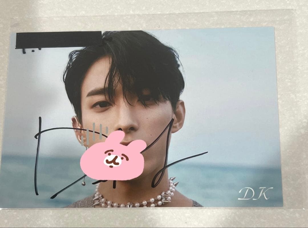 DK ドギョム 直筆 サイン　ポストカード