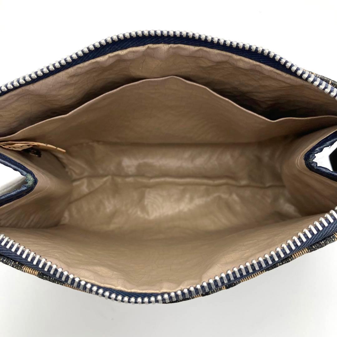 極美品✨クリスチャンディオール トロッター ポーチ クラッチバッグ キャンバス