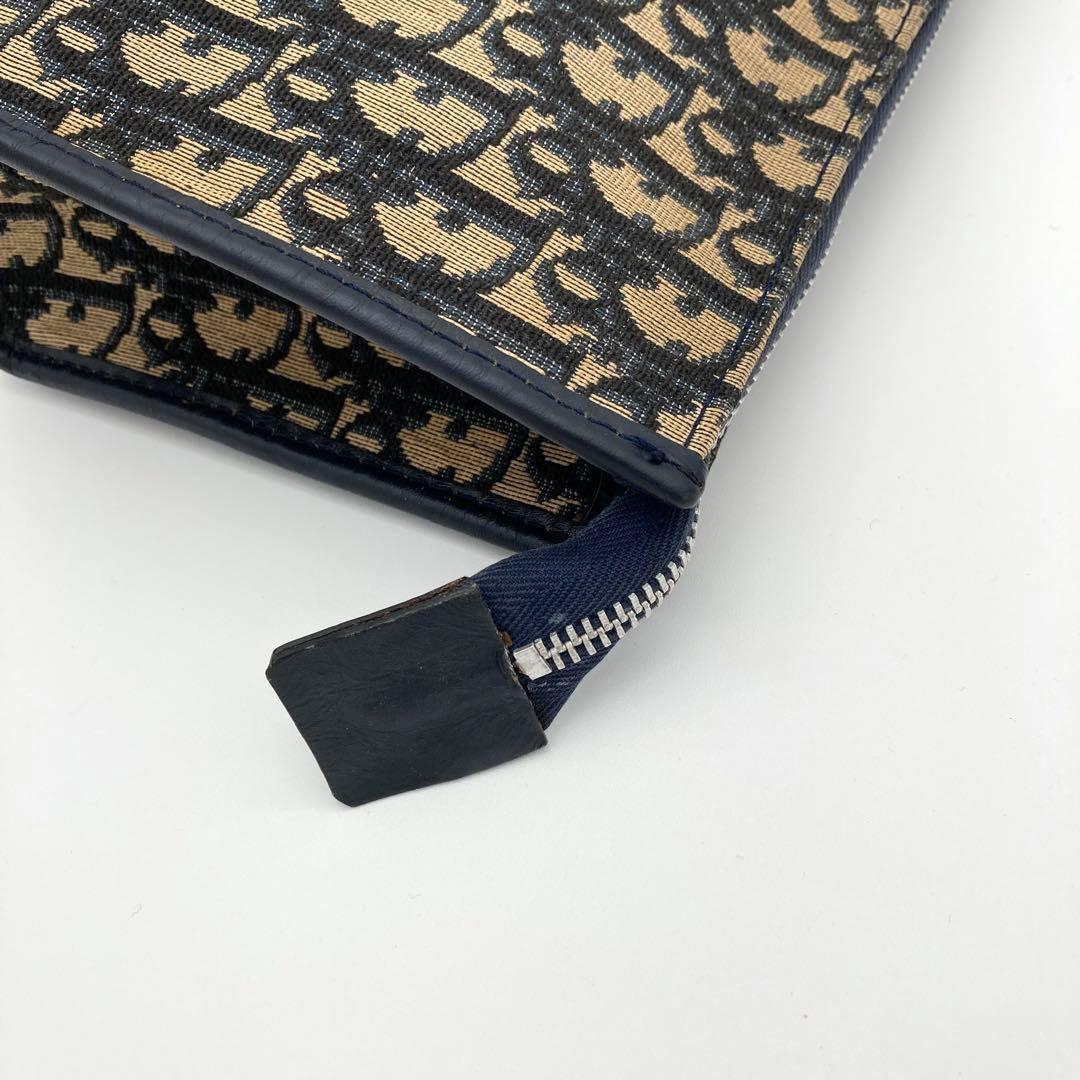 極美品✨クリスチャンディオール トロッター ポーチ クラッチバッグ キャンバス