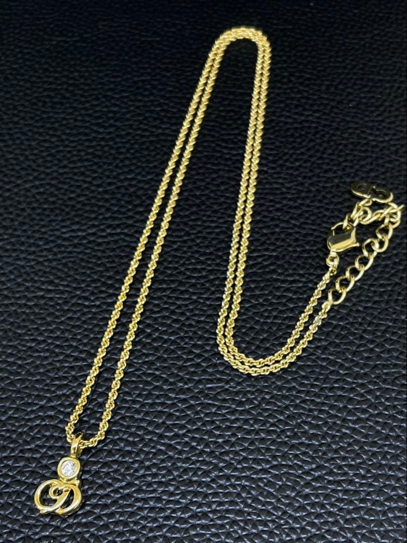 Christian Dior CDロゴ　ヴィンテージ　デザインネックレス