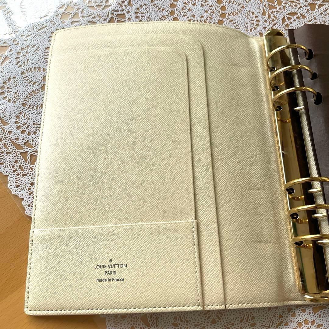 ルイヴィトン ダミエ アズール アジェンダ 手帳カバー スケジュール帳