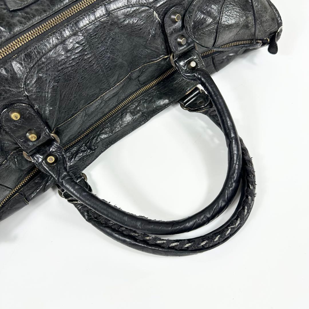 BALENCIAGA 黒 ザ・ワーク ボストンバッグ 132110 y2k