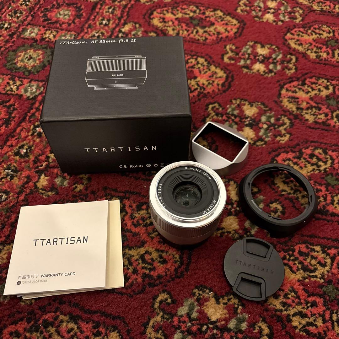 TTArtisan AF 35mm F1.8 シルバー Xマウント