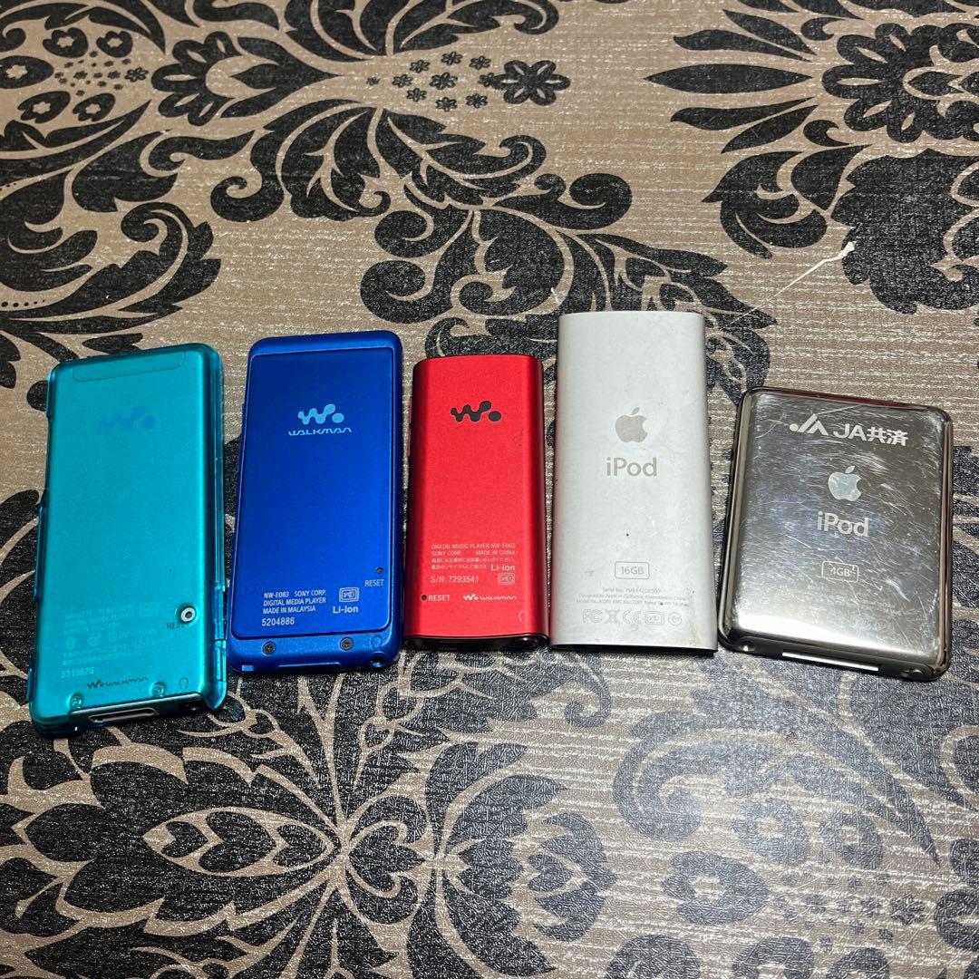 SONYなどポータブルプレーヤー 5台セット