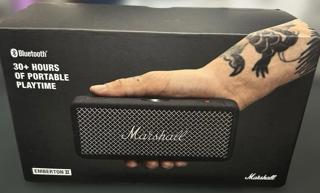 Marshall ワイヤレスポータブル防水スピーカー EmbertonⅡ