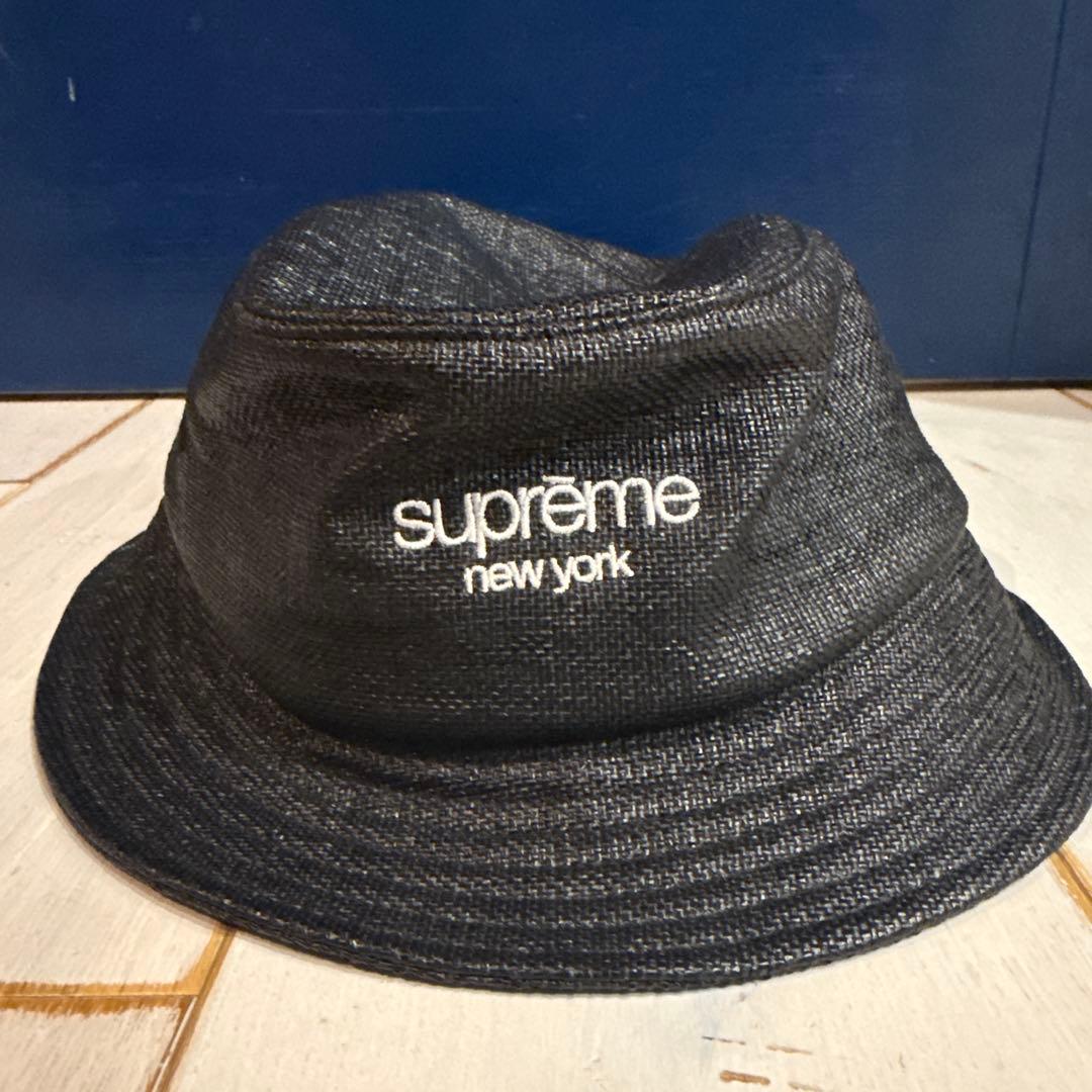 supreme raffia crusher ラフィアクラッシャー　ブラックML