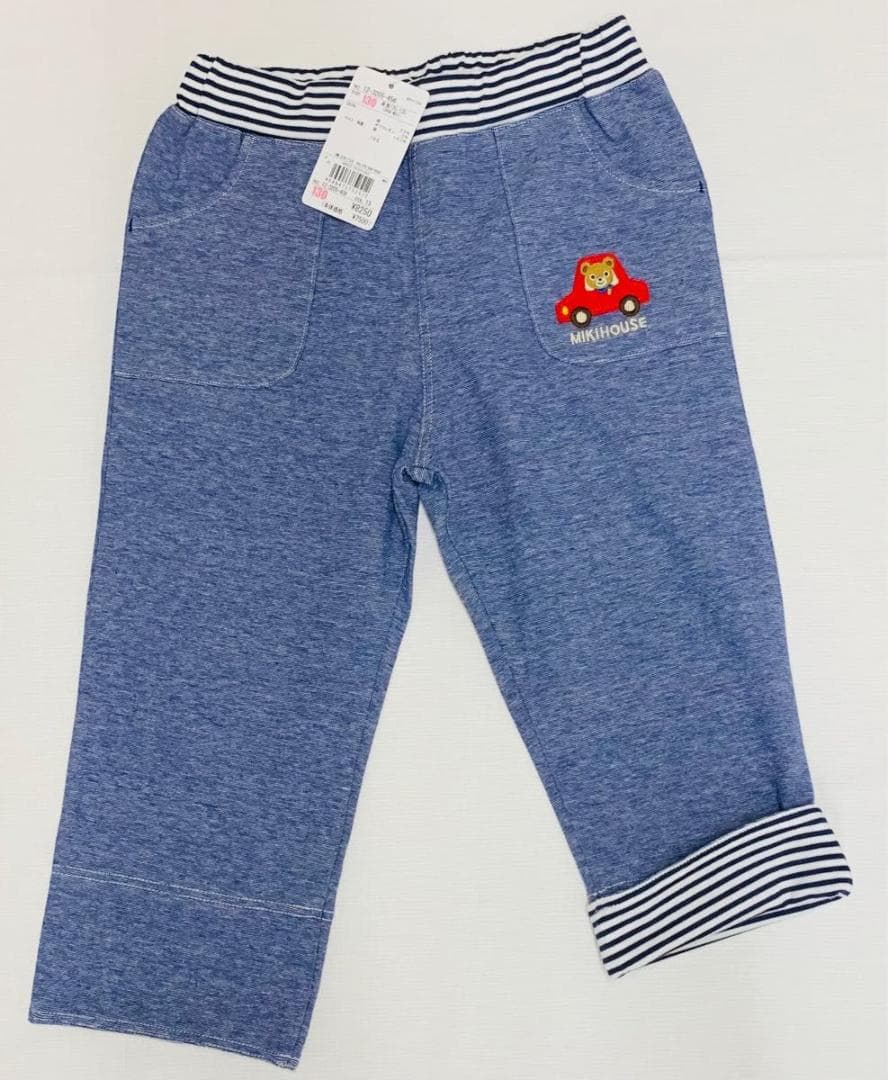 新品タグ付き　ミキハウス　Tシャツ ハーフパンツ　プッチー君　2点セット 130